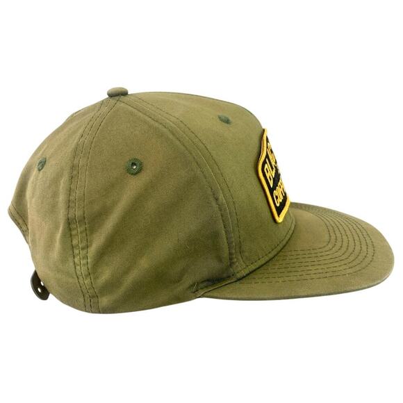 Black Rifle Coffee Company Patch Trucker Hat Olive Green Snapback Cap Tru Timber - Picture 2 of 9